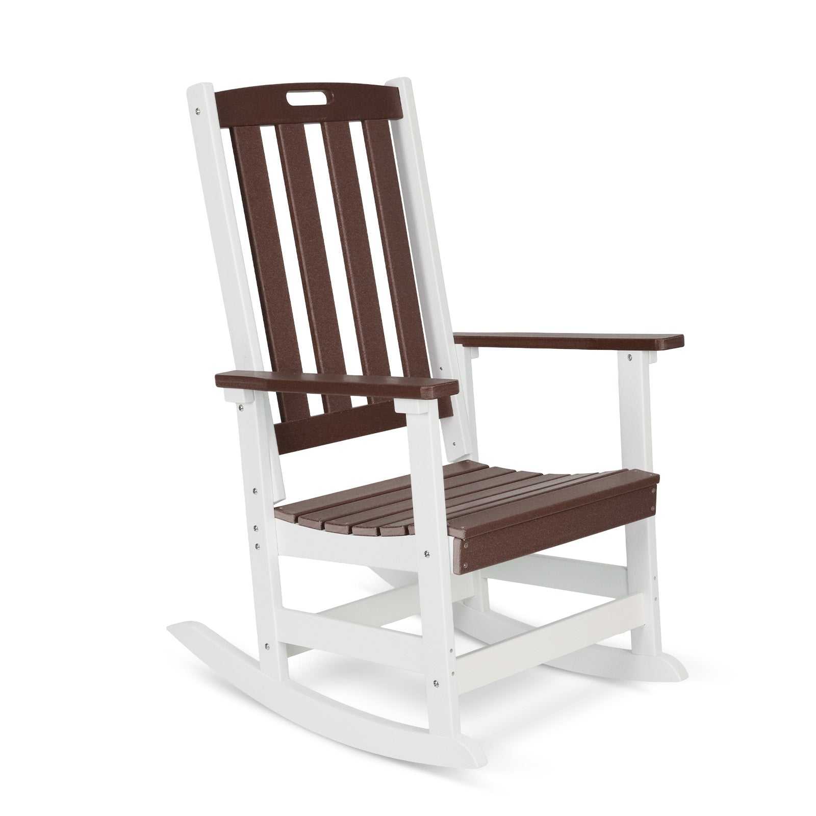 Outdoor Rocking Chair, Ergonomic HDPE Rockers with All-Weather Design - Aoodor